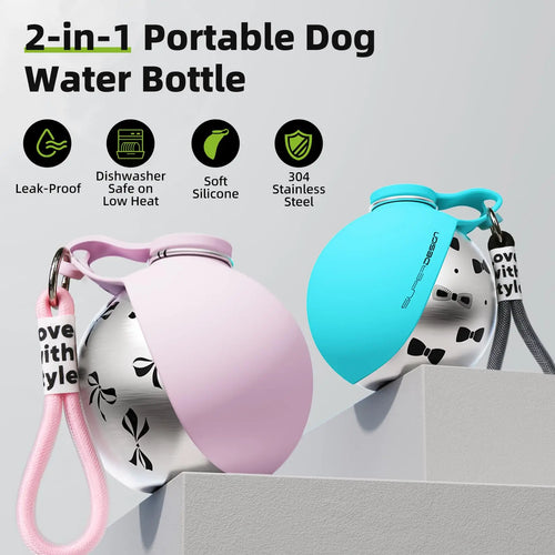 Compact Dog Travel Hydration Bottle