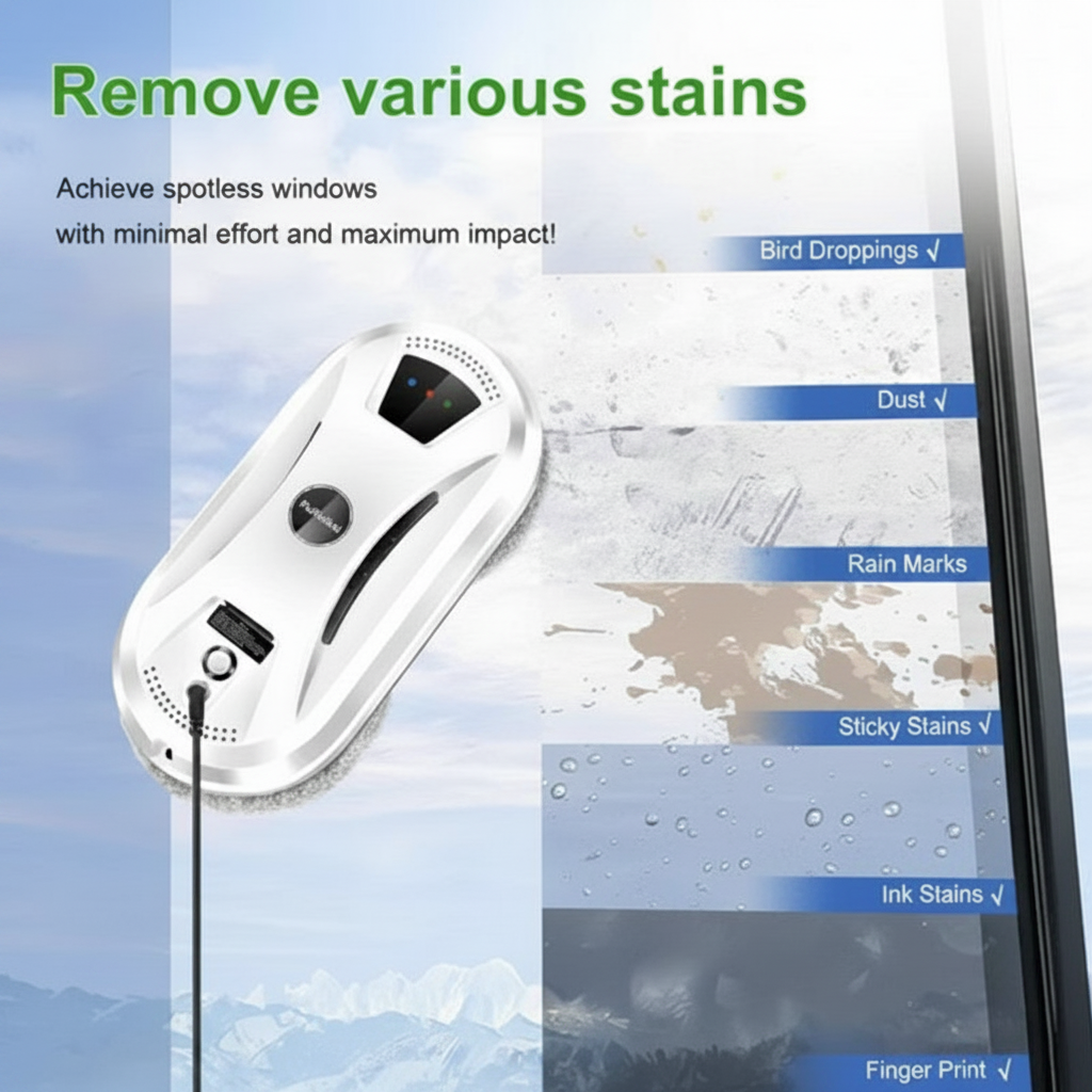 Robot Vacuum Window Cleaner